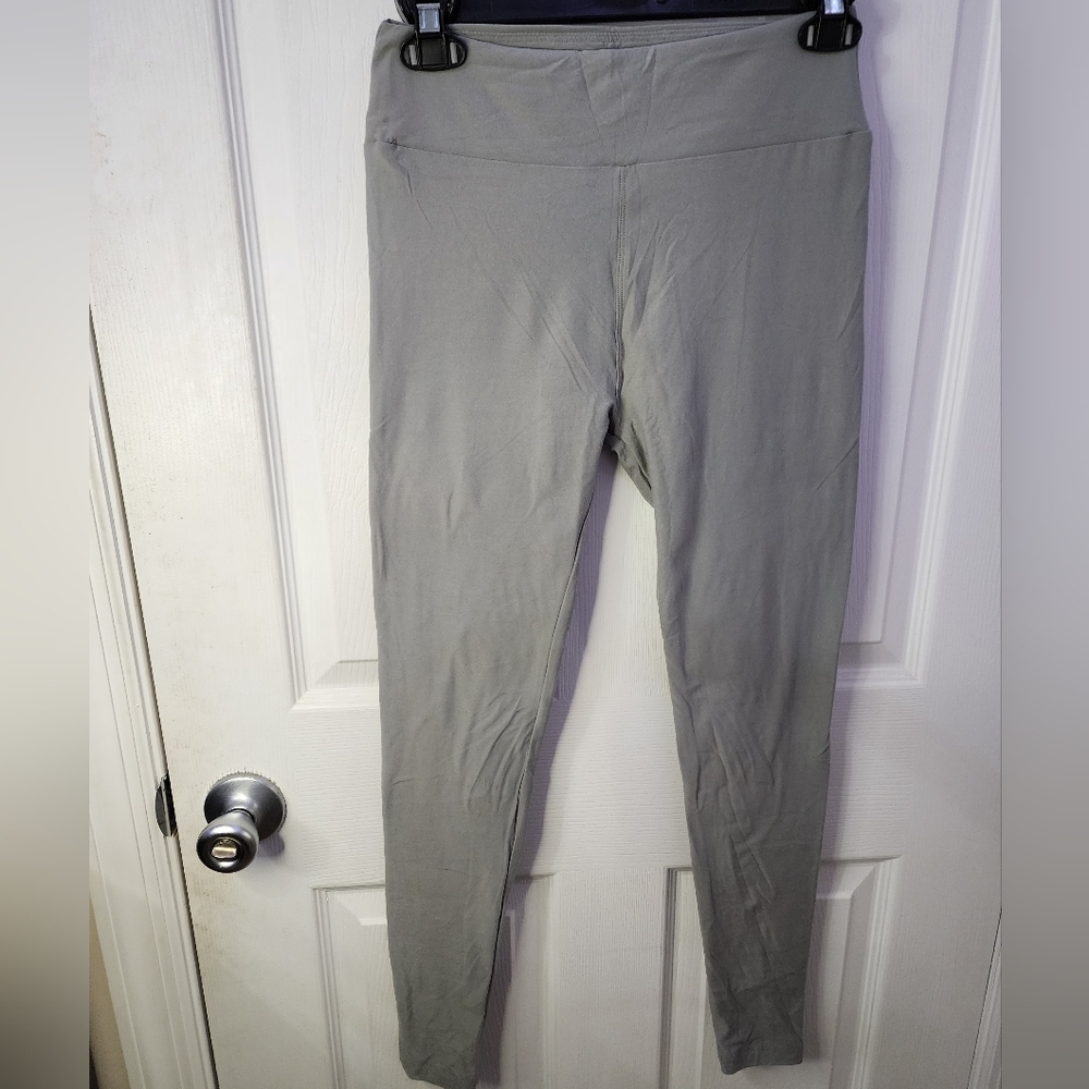 Gray LuLaRoe OS Leggings